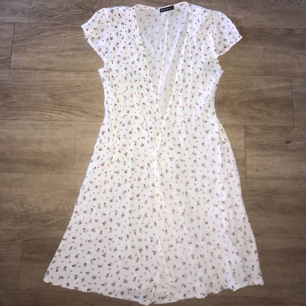 Brandy Melville wrap around floral dress